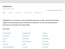 Tablet Screenshot of dailyhalla.com